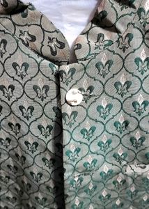 OLIVE GREEN 3 PIECE KURTA SET