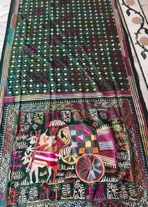 Kantha Embroidery Saree