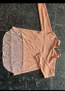 Peach Long Sleeve Top
