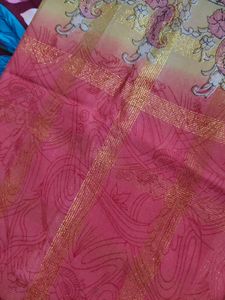 Elegant Pink Saree