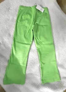 Zara Crop Flare Trouser Size L
