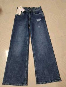 Wide leg jeans for women