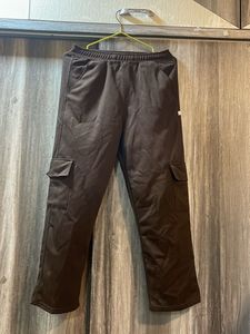 Brown Cargo Sweatpants