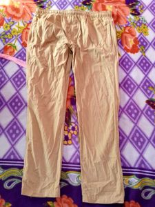 Beige trouser and khaki trousr  set o
