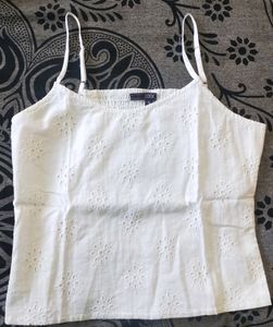 💥SALE! Chickankari Pure Cotton Sleevless Top