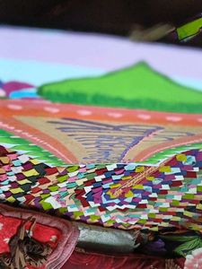 Handmade Wall Art with Sanskrit