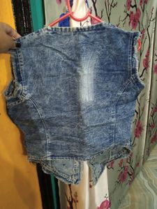 Jeans Shirt And Balejar Cotton Partywear Dress