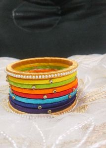 Rainbow Thread Bangles 🌈❤️