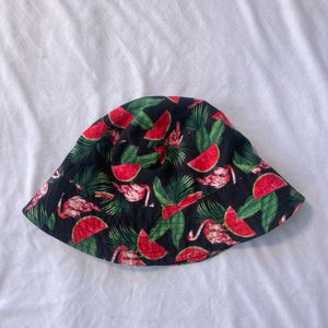 Watermelon Print Bucket Hat