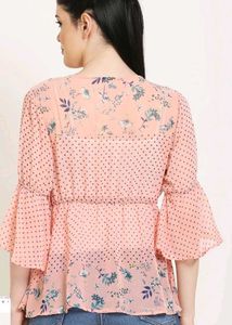 Bell Sleeve Floral Top