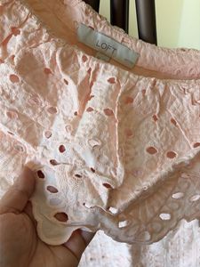 Peach One Shoulder Dress