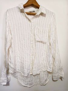 Striped Button-Down Shirt 36 to 38 inches