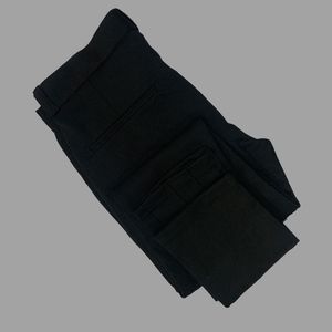 Black Straight Fit Pants For Boys Size 28