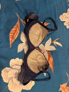 Striped Comfort Bra (Padded, Non Wired)