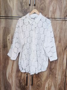 Designer White Shirt Size-48