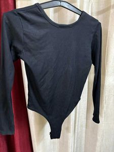 Black Long Sleeve Bodysuit
