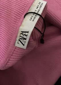 ZARA PINTRESTY 🌸Stylish Pink Turtleneck Mini Dres
