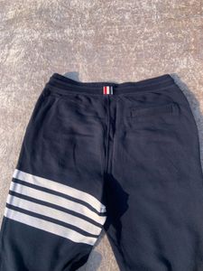 Thom Brownie Black Striped Casual Pants