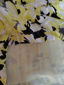 Floral Yellow Stylish Top