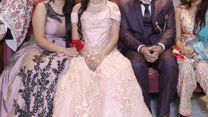 Blush Pink Embellished Gown