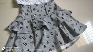 Girls Skirt Top Combo