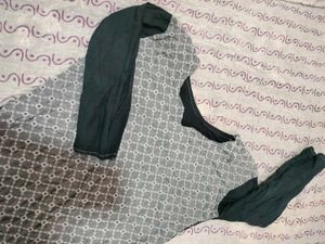 Black Short-Kurti