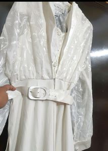 Classy White Blazer Jumpsuit