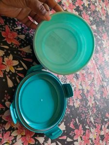 Teal Food Container