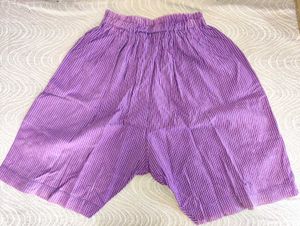 Striped Purple Shorts