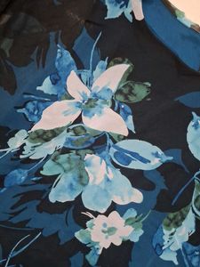 Floral Teal Dress