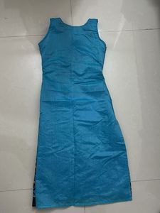 Blue Embroidered Kurta