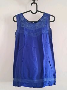 Navy Blue Sleeveless Top
