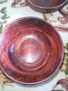 wooden serving bowl