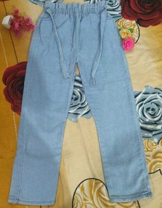 Light Blue Wide Leg Jeans