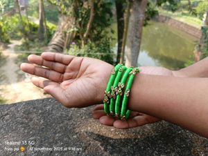 Green Bangle Set