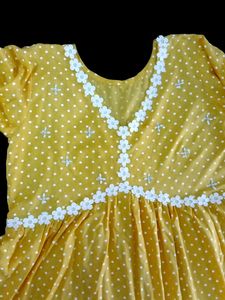 Yellow Polka Dot Dress