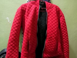 Red Winter Jacket Men/Women Both Can Wear