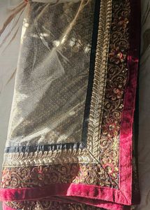 Gold &amp; Black Gorgeous Saree