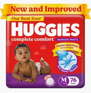 Huggies Wonder Pants M (7-12kg) - 76 Pack