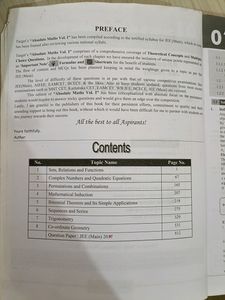 JEE Mains Absolute Maths Books Vol 1 and 2 Combo