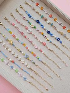 Beaded Flower Bracelet