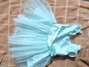 Pastel Color Block Party Dress