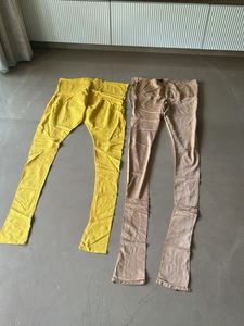 Unique Yellow &amp; Beige Chudidar