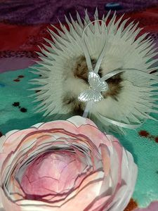 Beautiful Flower With Butterfly Hair Band