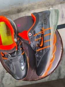 Black 🖤 And Orange 🧡 Sports Shoes For Boys