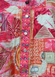 New Floral Print Kurti With Pallazo Set(L)