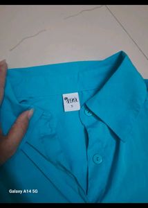 Blue Sleeveless Top