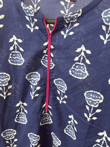A Beautiful Indigo Blue Kurta