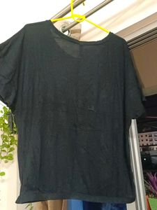 Max Ladies Black T-shirt