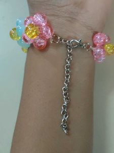 Beaded Braceles, Watch Dial Bracelet Bangles (Silk